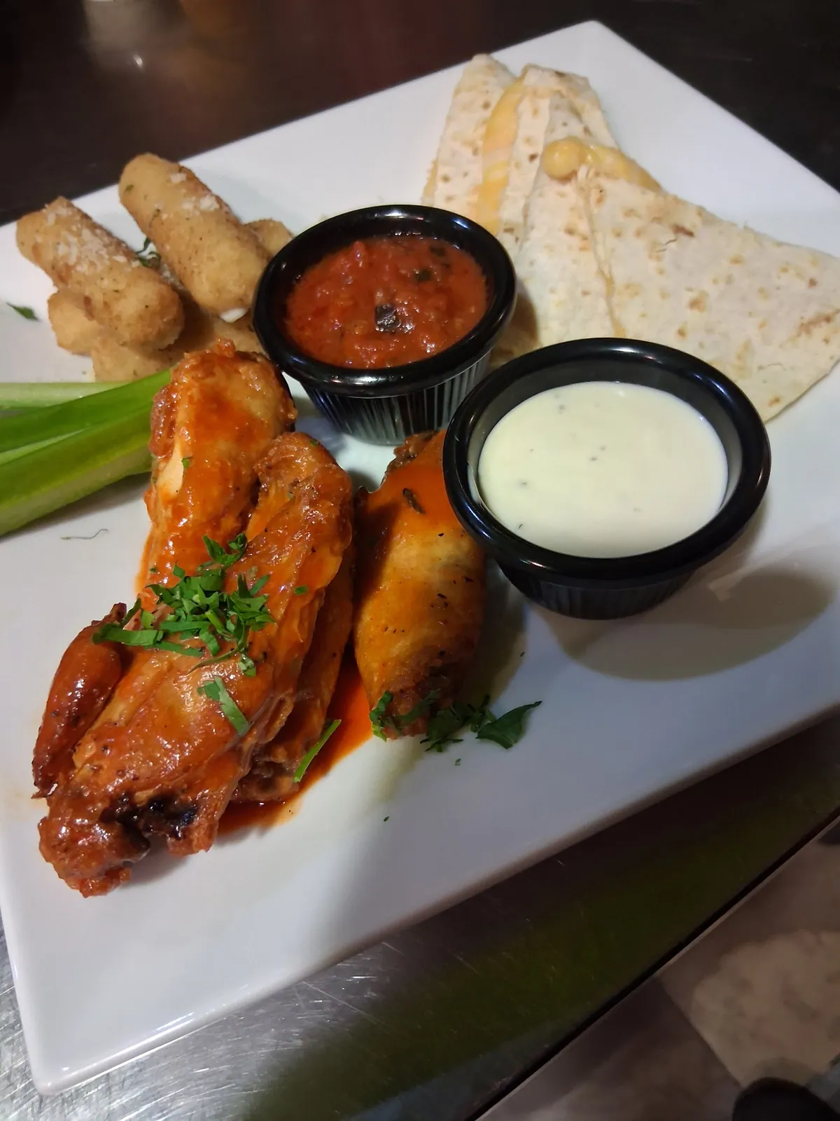 Trio appetizers